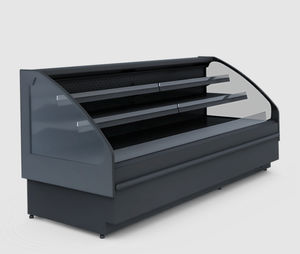 vitrina refrigerada de estantes