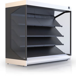 vitrina refrigerada de estantes