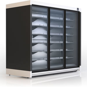 vitrina refrigerada de estantes