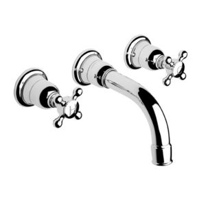 grifo bimando para lavabo