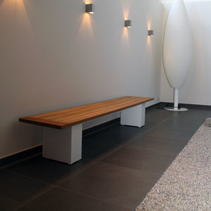 banco para jardín contemporáneo