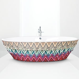 bañera ovalada