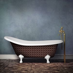 bañera ovalada