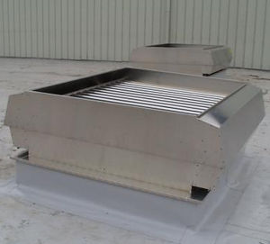 trampilla de ventilación de vidrio