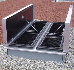 trampilla de ventilación de vidrio