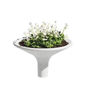 jardinera de hormigón