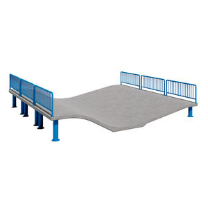 rampa para skatepark tipo ola