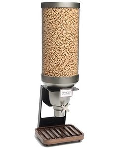 dispensador de alimentos secos en encimera