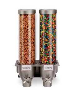 dispensador de toppings de pared