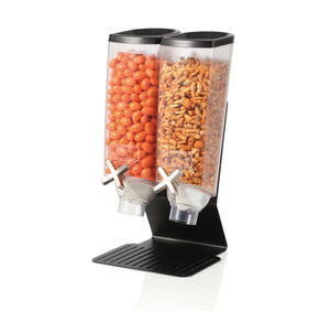 dispensador de alimentos secos en encimera