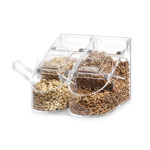 dispensador de alimentos secos en encimera