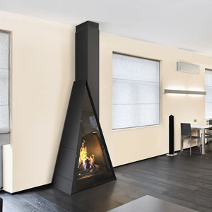 chimenea de leña