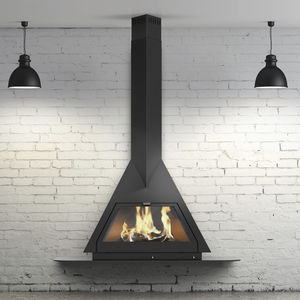 chimenea de leña
