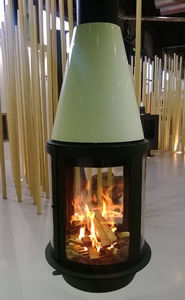 chimenea de leña