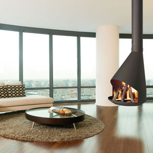 chimenea de leña