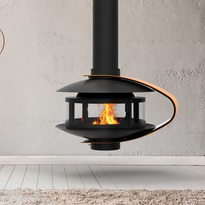 chimenea de leña