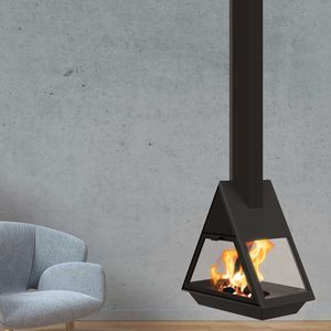 chimenea de leña