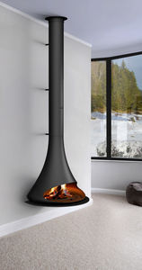 chimenea de leña