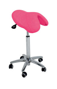 taburete de trabajo con forma de silla de montar