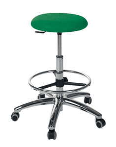 taburete con base de 5 puntos
