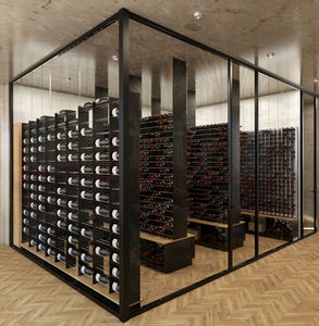 botellero de madera