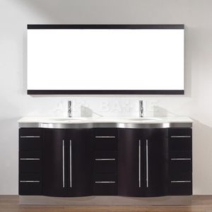 mueble de lavabo doble