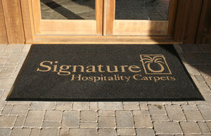 alfombra de entrada para el sector servicios / de caucho