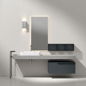 encimera de lavabo de roble