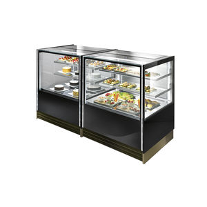 vitrina refrigerada de estantes