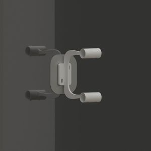 soporte de pared para barra de ballet
