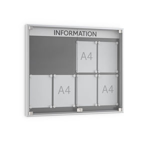panel de información para espacio público