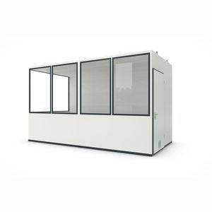 cabina prefabricada para uso como oficina