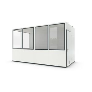 cabina prefabricada para uso como oficina