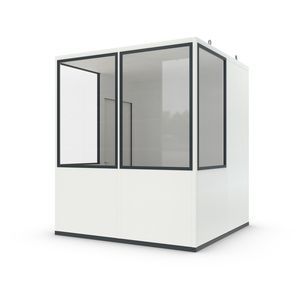 cabina prefabricada para uso como oficina