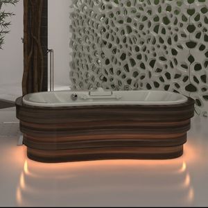 bañera ovalada