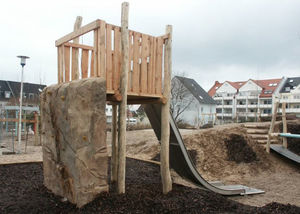 roca de escalada para parque infantil