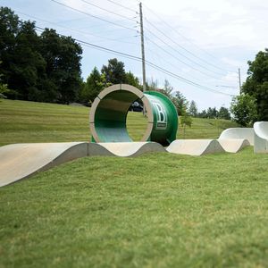 pumptrack para skatepark