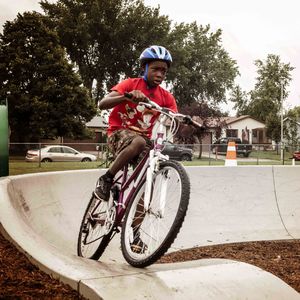 pumptrack para skatepark