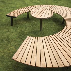 mesa de pícnic contemporánea