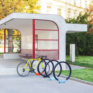 aparcabicis de suelo
