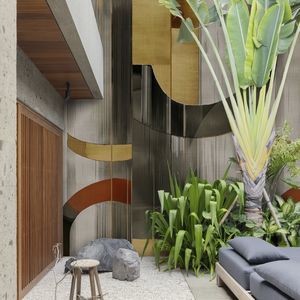 papel pintado contemporáneo
