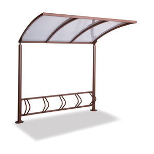 marquesina para bicicletas de acero