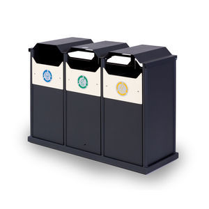 cubo de basura público