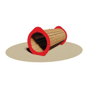 túnel para parques infantiles de madera