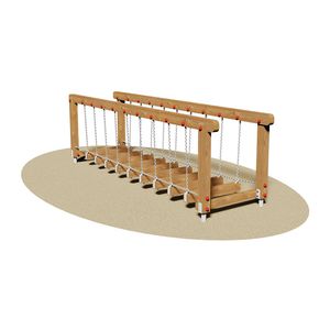puente para parques infantiles de madera