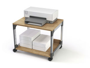 mesa carrito de oficina / para el sector servicios / de madera