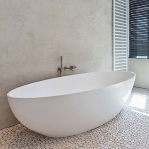 bañera ovalada