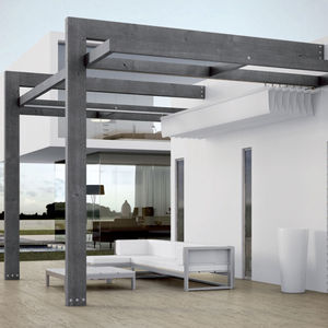 pérgola adosada