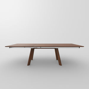 mesa de comedor de diseño / de roble / de nogal / de madera maciza