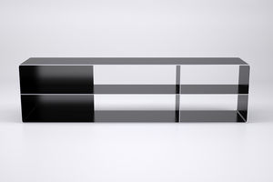 estantería modular / de diseño industrial / de acero / a medida